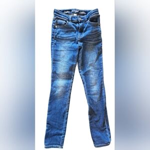 Cat & Jack Girls Skinny, High Rise Skinny Blue Jeans, Girls Size 10